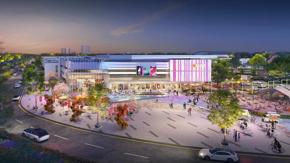 Phối cảnh không gian thương mại và cảnh quan The Link City